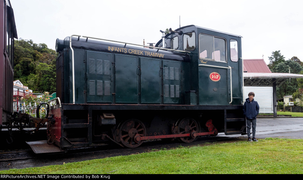 TR 107 was the power for the train ride on the day we visited